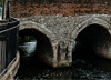 Clattern Bridge from the South, the medieval arches clearly visible