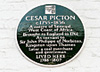 Ceasor Picton plaque, high street