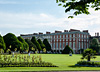 Hampton Court Place from the Great Fountain garden